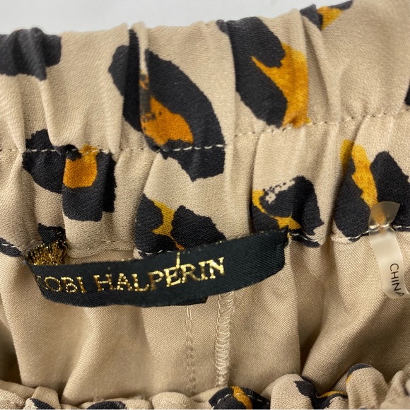 Kobi Halperin Leopard Silk Pants Small - Picture 3 of 10
